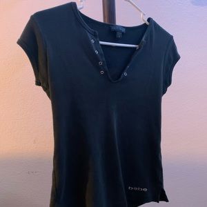 bebe thrifted shirt